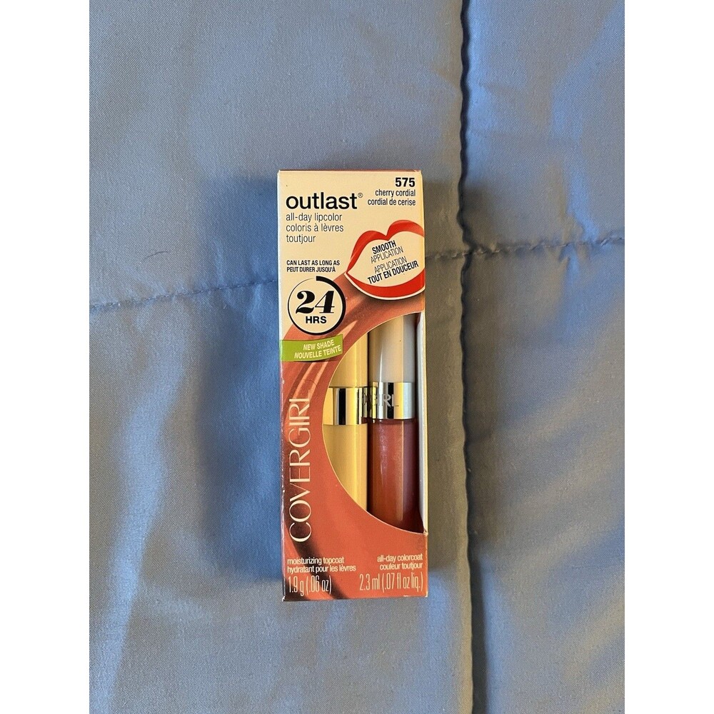 Covergirl Outlast All-Day Lipcolor & Topcoat Lipstick # 575 Cherry Cordial